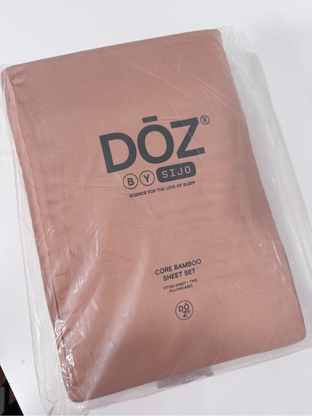 DOZ by Sijo Core Bamboo Sheet Set - clay size full